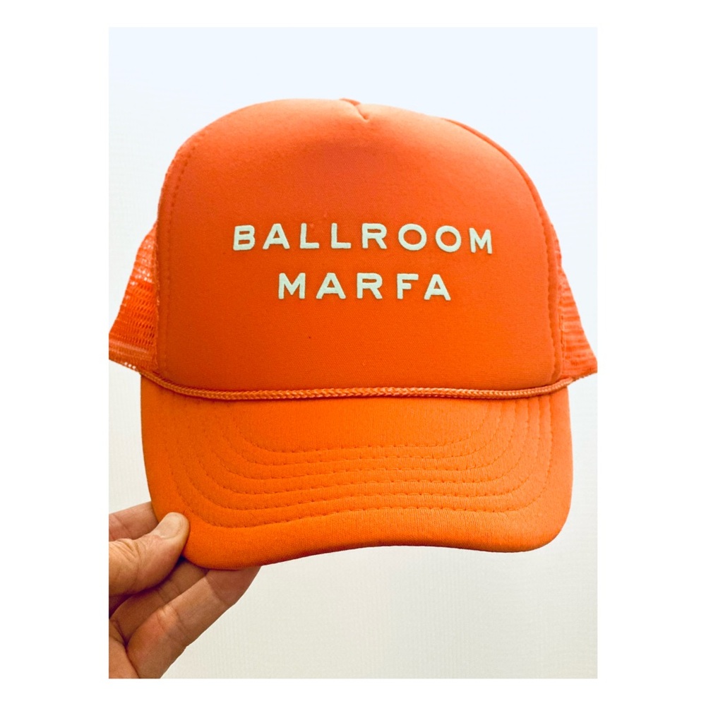Ballroom Marfa Orange Trucker Hat
